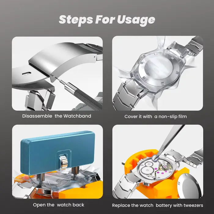 Kit de remplacement de piles pour montre