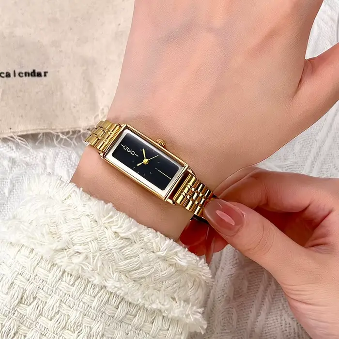 Montre GEDI Vintage Luxe Élégante Étanche Acier Inoxydable Quartz pour Femmes Occasions Spéciales Activités Sportives