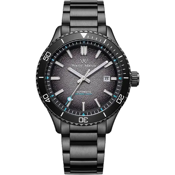 WM montre montre de plongée automatique montres mécaniques homme montre de plongée saphir acier inoxydable plongeur Welly Merck montre-bracelet WM046