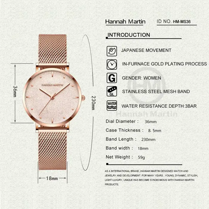 Montre de luxe pour femmes
