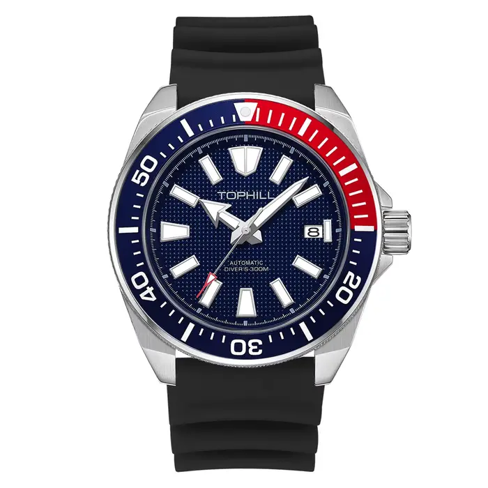 TOPHILL haute qualité 300M étanche automatique montre de plongée hommes mécanique montre-bracelet sa