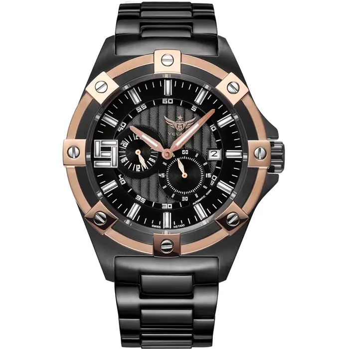 Yelang V1030 hommes marque montres japon mis5 8219 automatique mécanique luxe montre-bracelet suisse lumineux étanche T100 montre