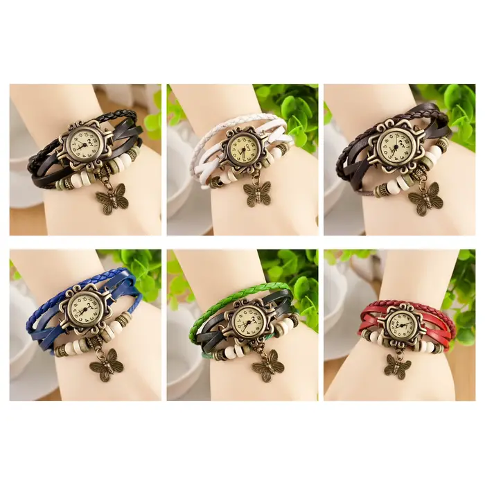 Mode élégante dames robe montres Vintage