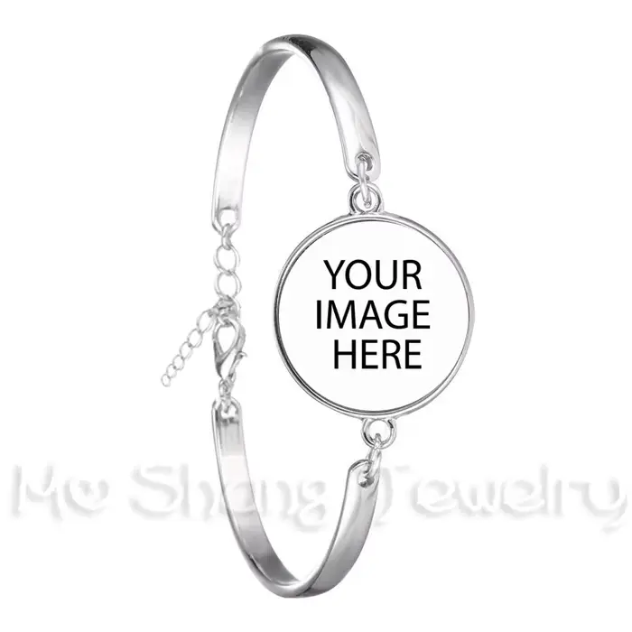 Bracelets personnalisés Photo maman papa bébé enfants grand-père Parents cadeau Photo conçu sur mesu