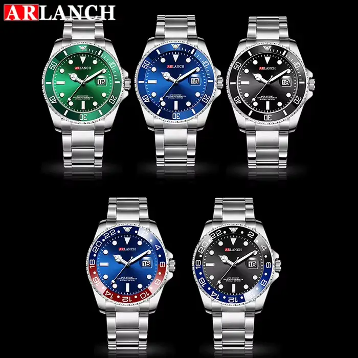 ARLANCH vente chaude hommes Quatrz montre Sport