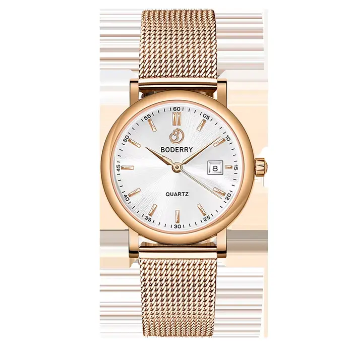 Boderry-Montre-bracelet à quartz suisse pour femme