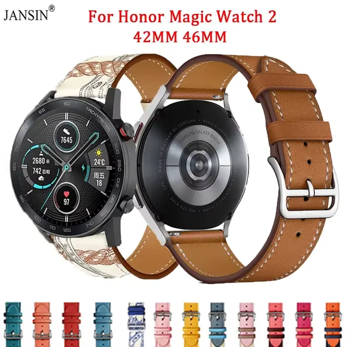 Bracelet de montre en cuir pour Honor Magic Watch 2