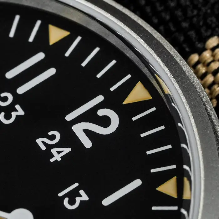 Militado ML07C Vintage 36mm montre à Quartz mis5 Super 2035 mouvement bombé saphir cristal lumineux 10Bar montres étanches