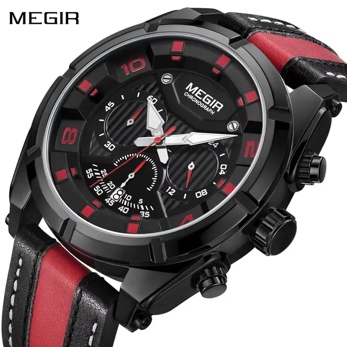 Montre Chronographe Sport Homme MEGIR