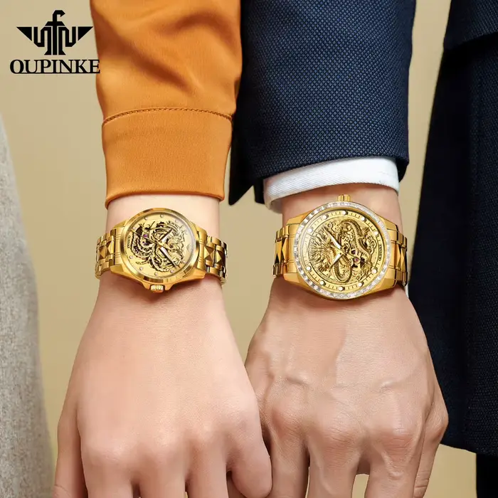 Montre Dragon Or pour Homme et Femme