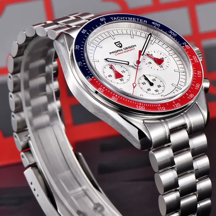 Montre de sport PAGANI DESIGN 2026 avec lunette saphir