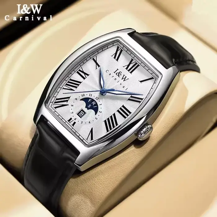 CARNIVAL I & W montres d'affaires mécaniques pour hommes marque de luxe automatique mouvement MIYOTA