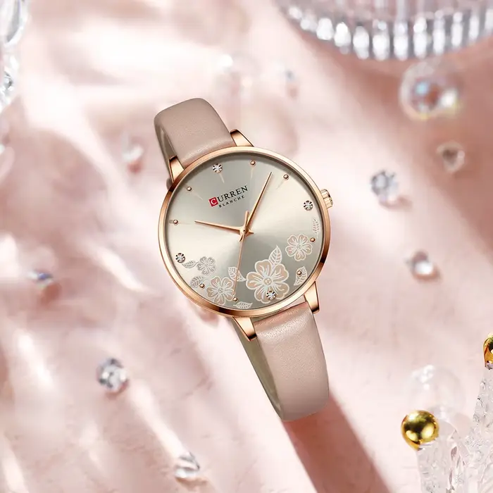 CURREN montres femmes marque en cuir