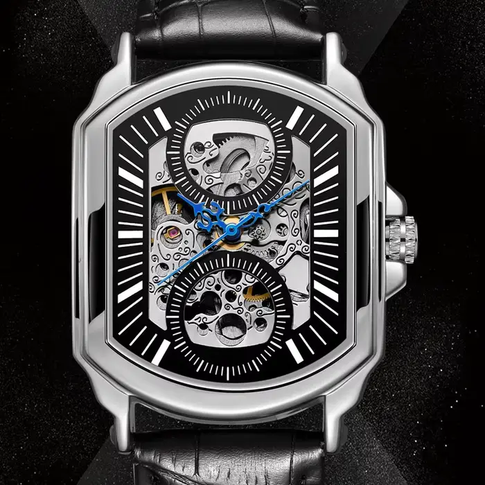 Montres-bracelets mécaniques automatiques étanches pour hommes