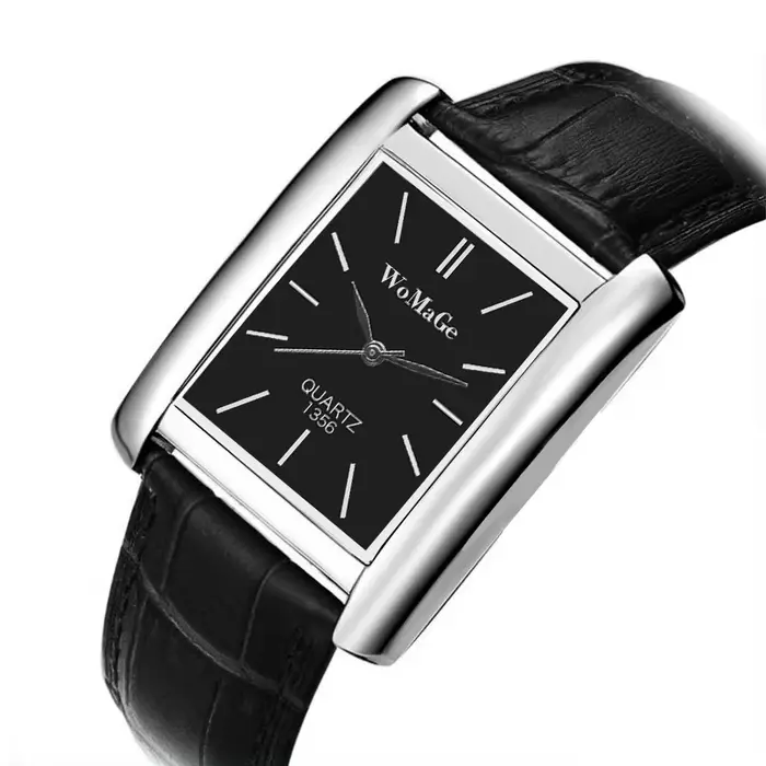 Femmes montres femmes Top marque de luxe dames montre femmes montres bracelet en cuir femmes Rectang