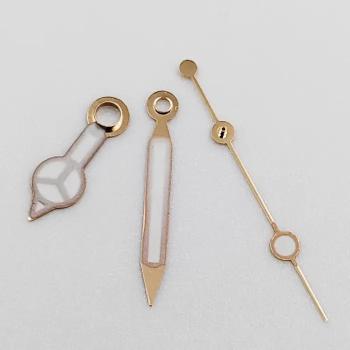 Aiguilles de montre en or Rose