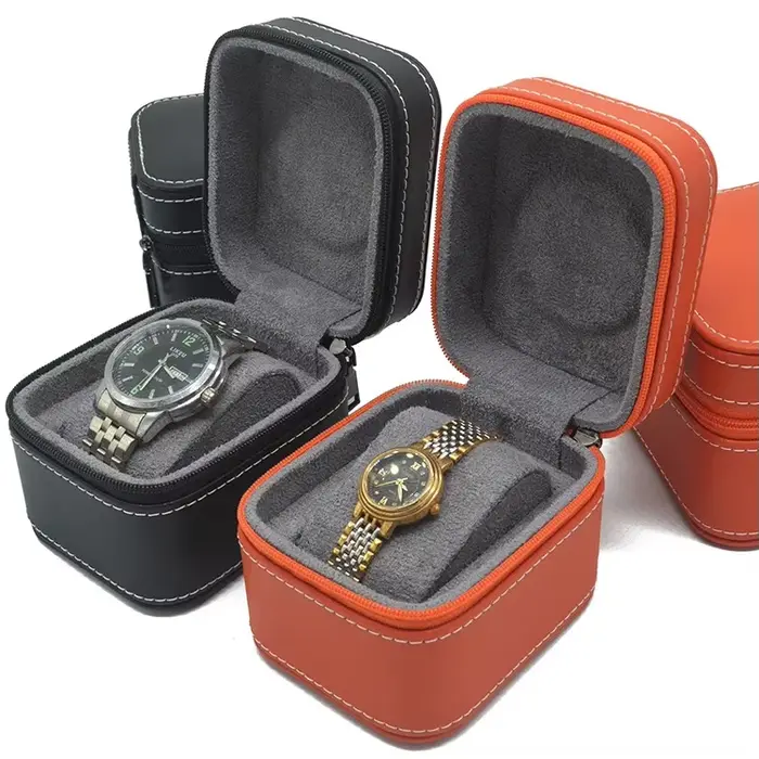 Étui à montre unique en cuir PU