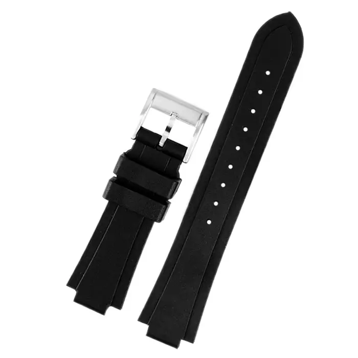 Bracelet de montre en caoutchouc pour montres traditionnelles style extrême compatible avec de nombreuses marques pour femmes et hommes occasions spéciales robuste et élégant