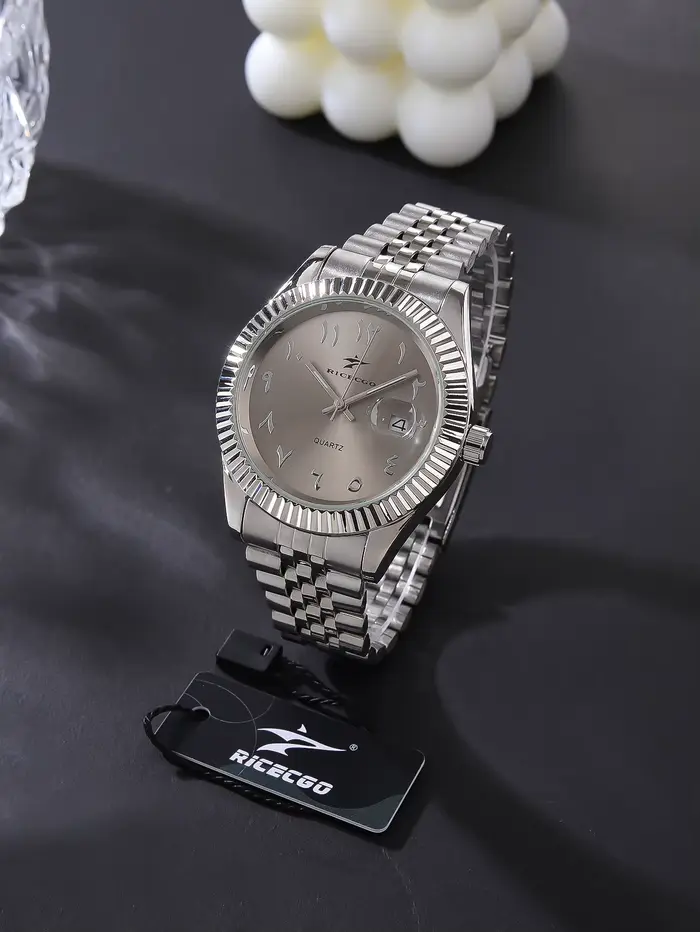 Montre de sport à Quartz en acier inoxydable pour hommes et femmes