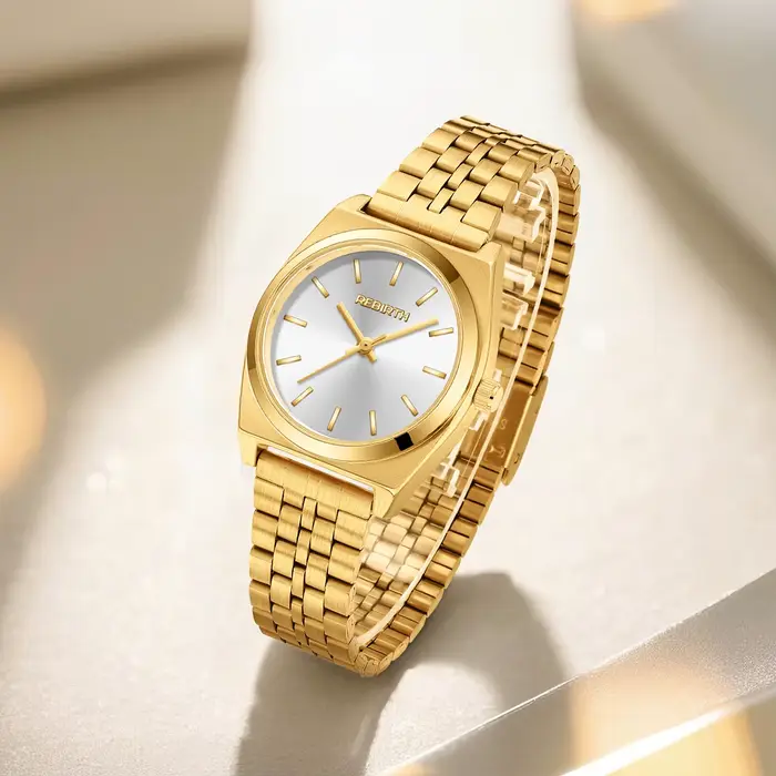 Montre à quartz décontractée, minimaliste et tendance