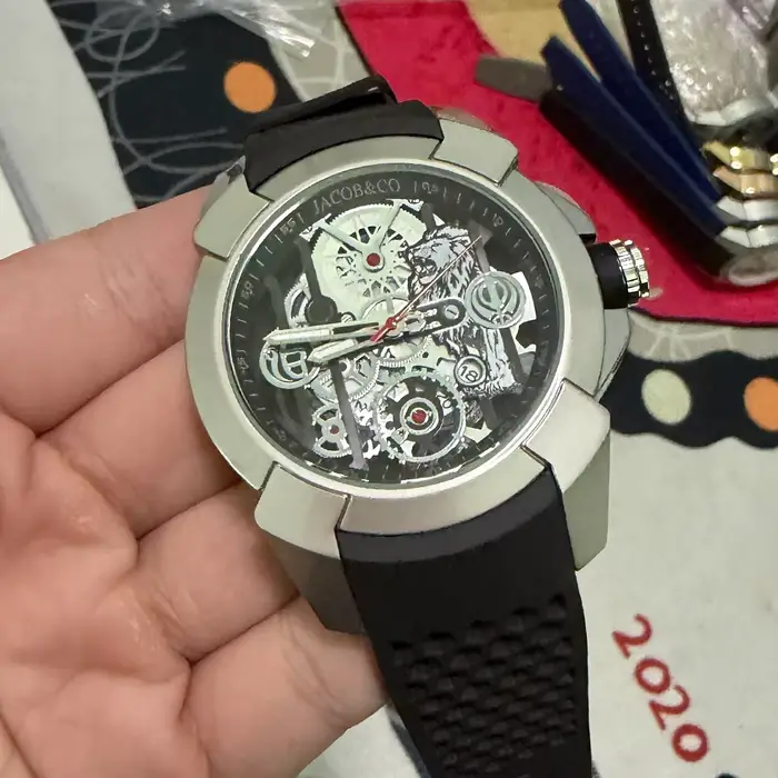 Nouvelles montres de qualité supérieure Jacob & Co originales pour hommes, cadran classique Lion, mo