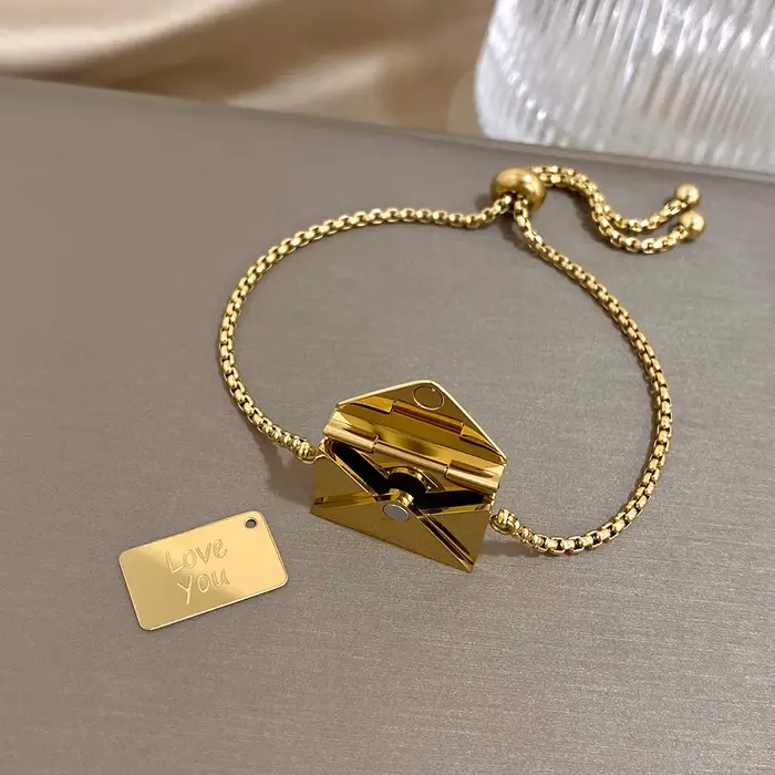 Greatera – Bracelets à chaîne réglable en acier inoxydable