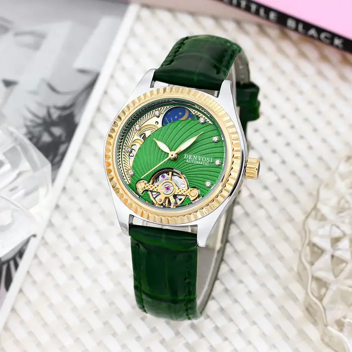 Montre mécanique automatique avec boîtier en acier de 40