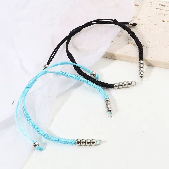 Bracelets tressés en polyester