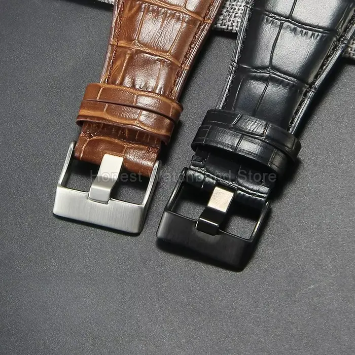 Bracelet de montre en cuir de vache véritable