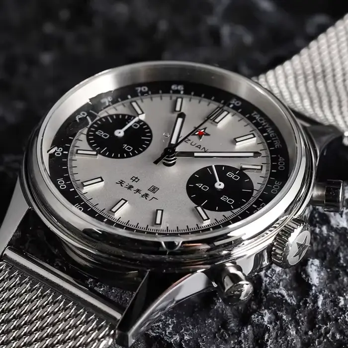 Montre à Quartz chronographe d'aviation chinoise pour hommes