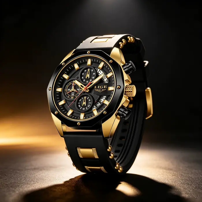 Montre homme LIGE, marque originale