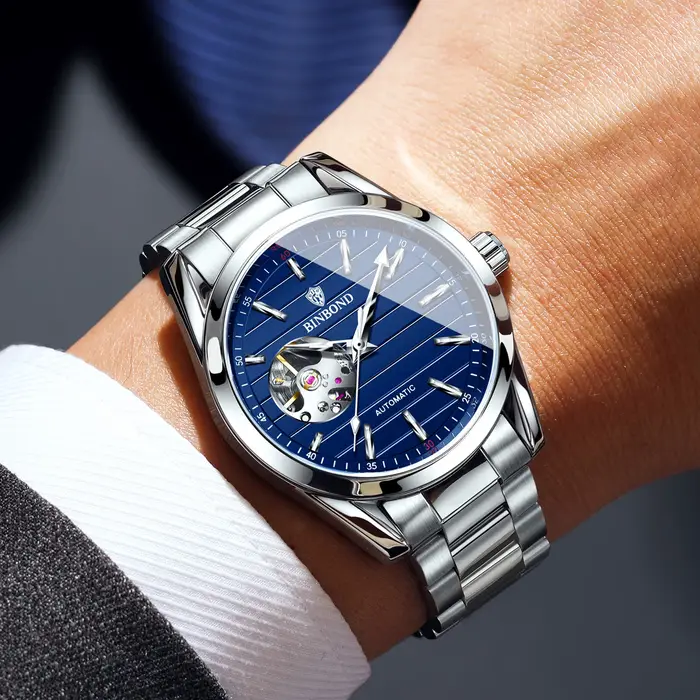 Montres mécaniques de luxe BINBOND pour hommes