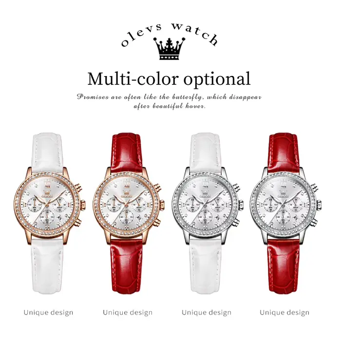 Montres-bracelets à quartz OLEVS 9933 pour femmes
