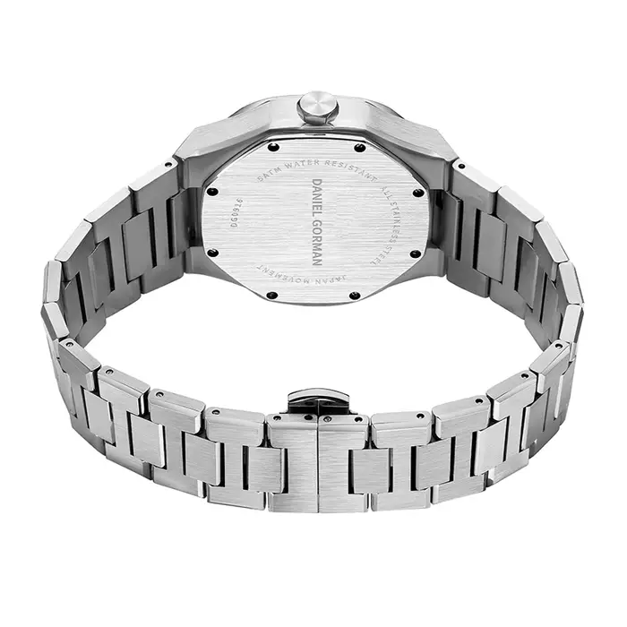 Montre Daniel Gorman Quartz Hommes Bracelet Sport Luxe Argent Bronze Or Rose Rouge Occasions Spéciales