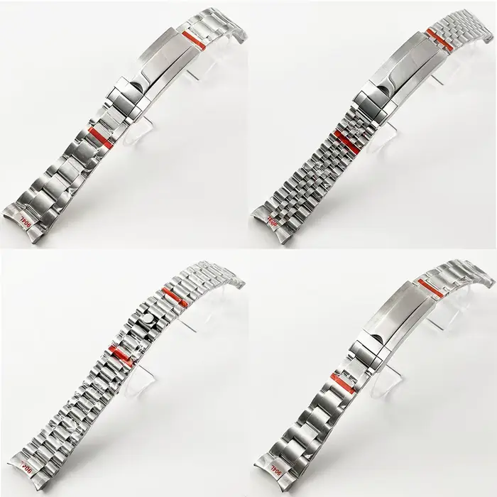 Bracelet de montre en acier inoxydable 904L de haute qualité