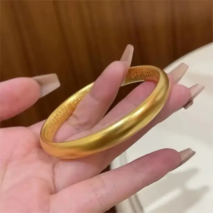 Bracelet à dos Loach en or massif 24K