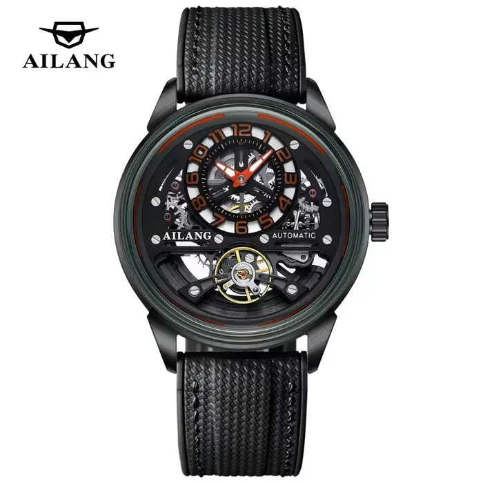 Nouvelles montres squelette mécaniques automatiques pour hommes, montre tourbillon sport, montre déc