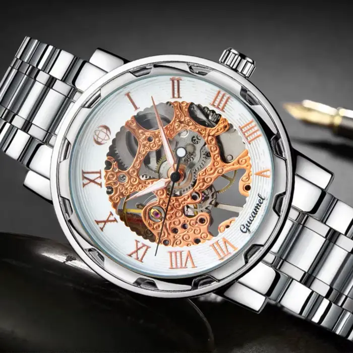 Montre mécanique de mode pour homme