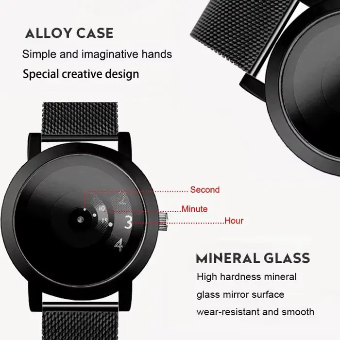 Montre-bracelet Enmex Design Créatif Femme Neuf avec Étiquettes Style Mode Casual Quartz Bronze Rose Occasions Spéciales