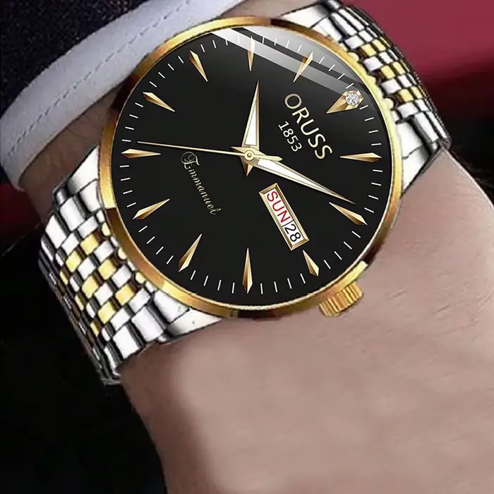 ORUSS marque de luxe montres à Quartz pour hommes