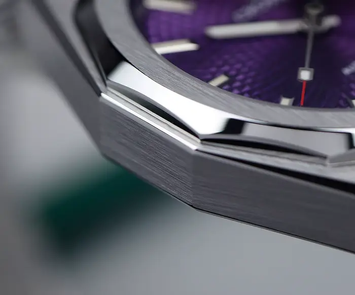 Montre de luxe mécanique Cronos en acier inoxydable avec cristal de saphir résistant à l'eau pour homme occasions spéciales