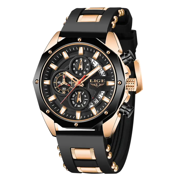 Montre homme LIGE, marque originale