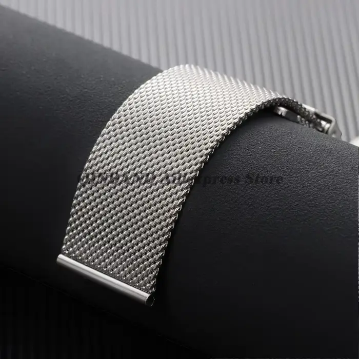 Bracelet de montre intelligente à libération rapide en maille milanaise