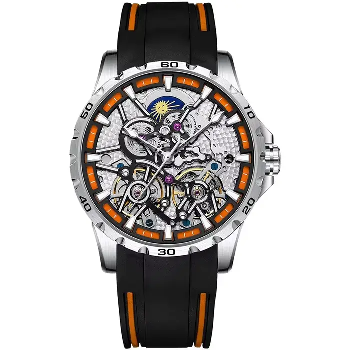 Montre mécanique à double tourbillon automatique de marque Ailang