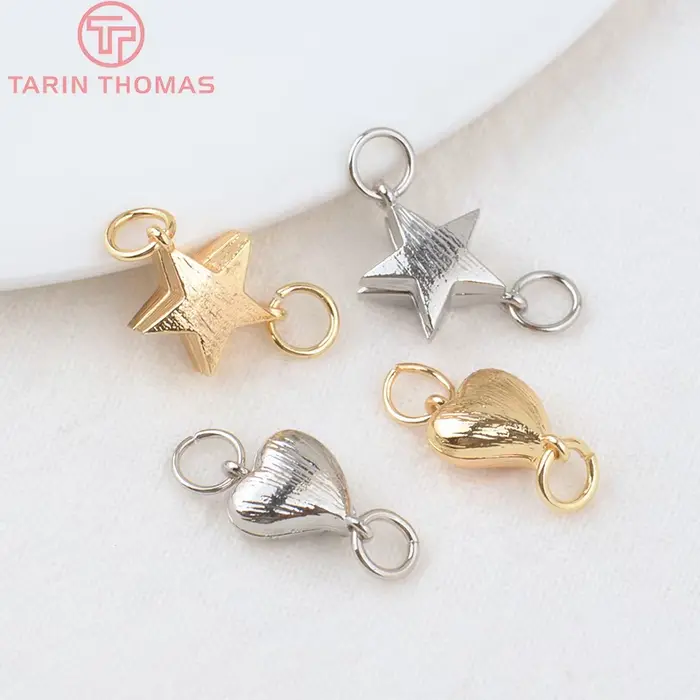 Fermoirs Magnétiques en Laiton Finis en Or 24 Carats ou Platine pour Création de Bijoux Occasions Spéciales