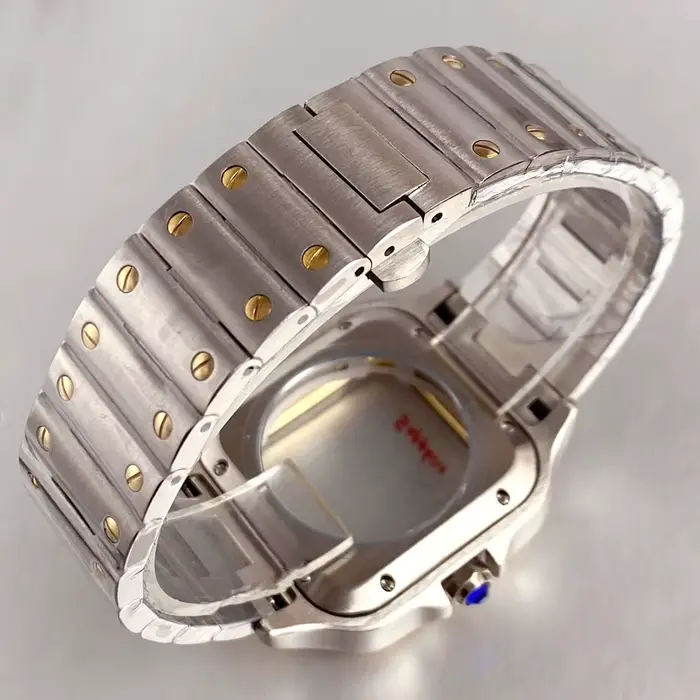 Accessoires de montre bicolores en acier inoxydable 316L