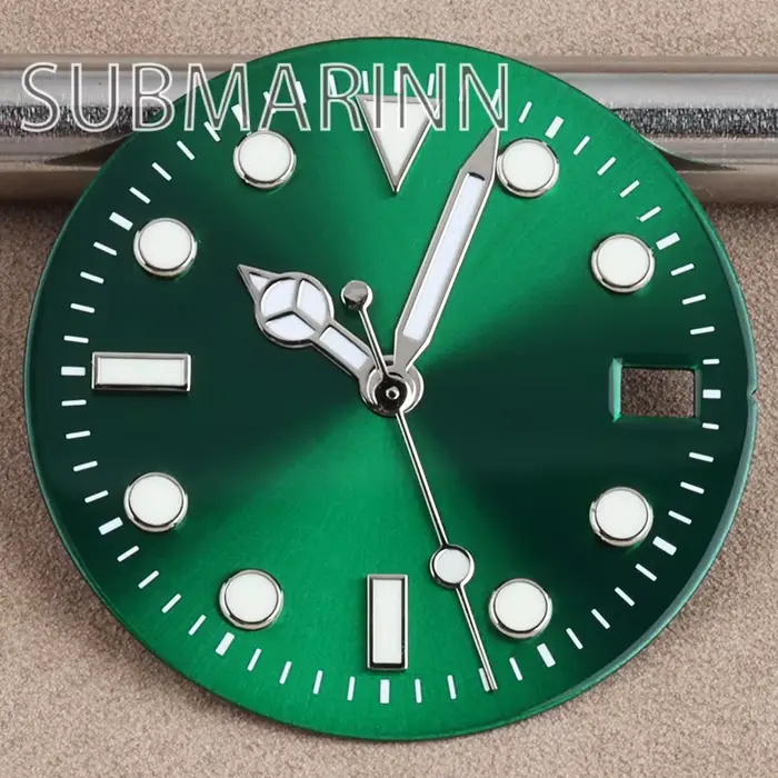 Aiguilles de cadran de montre 29 mm bleues/vertes/grises/noires/blanches