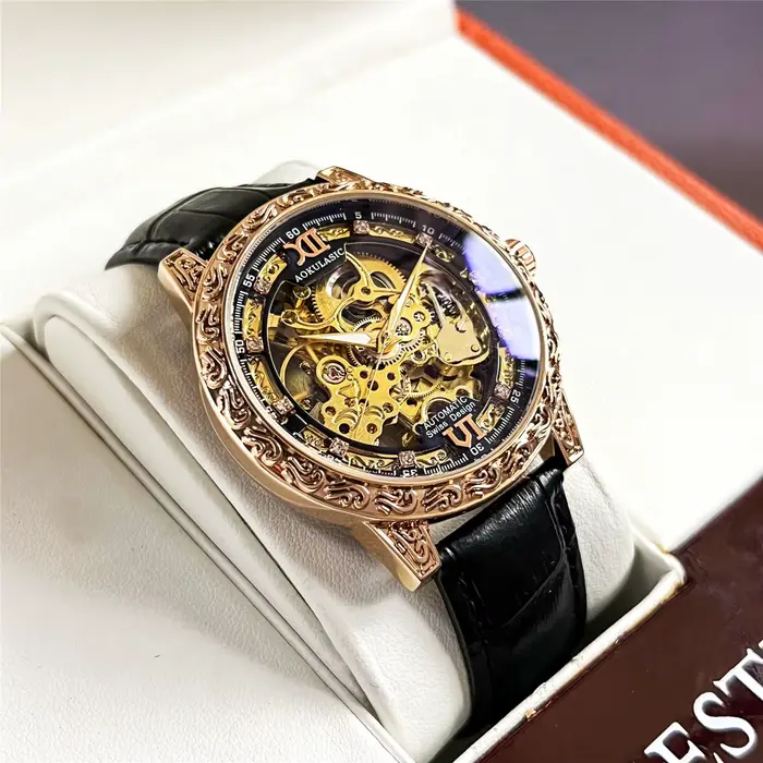 Nouvelle montre mécanique automatique de luxe légère et de haute qualité pour hommes