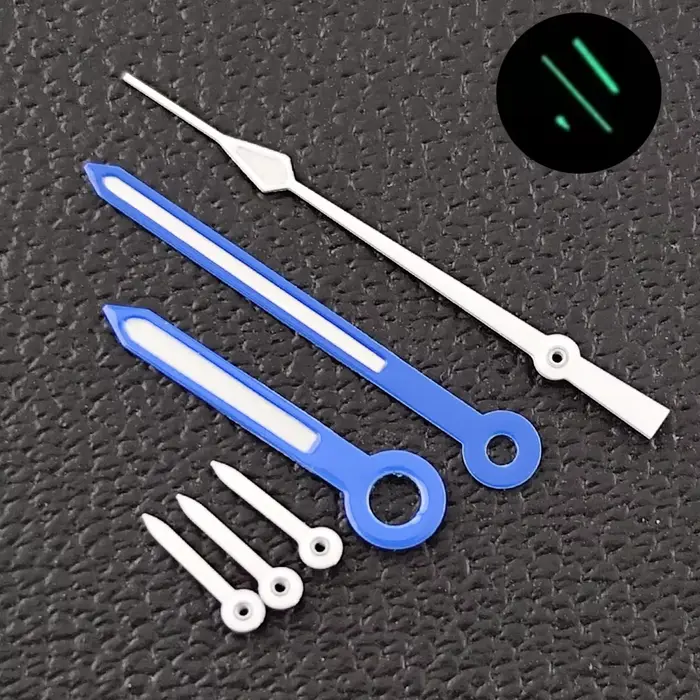 Aiguilles vertes et lumineuses compatibles avec mouvement à quartz VK63 VK63A pour montres homme et femme occassions spéciales