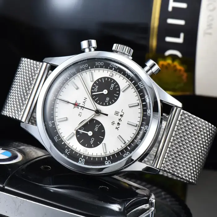 Montre à Quartz chronographe d'aviation chinoise pour hommes